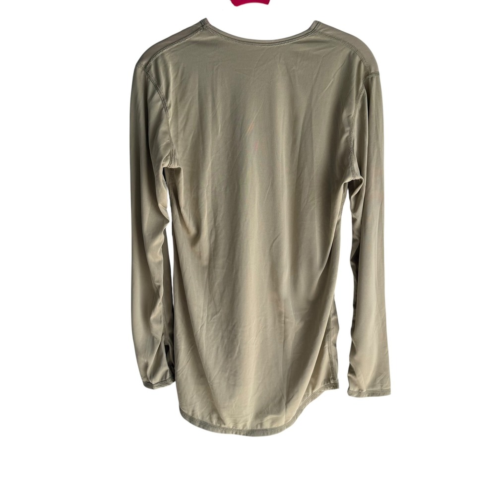 NWT MILIKEN Conceal NTS Military Long Sleeve Tan Lightweight Mens Undershirt, S - Picture 2 of 6